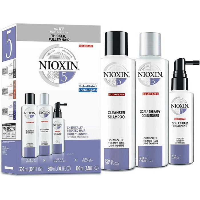 Nioxin Kit System 5 for Chemically Treated Hair with Light Thinning [LARGE]