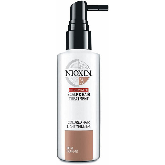 Nioxin Scalp & Hair Treatment System 3 for Colored Hair with Light Thinning 3.38 oz