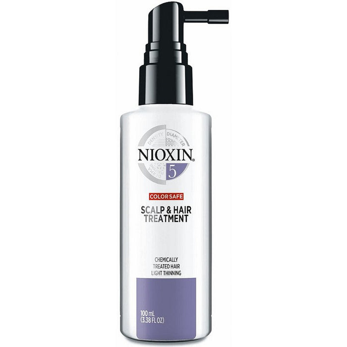 Nioxin Scalp & Hair Treatment System 5 for Chemically Treated Hair with Light Thinning 3.38 oz