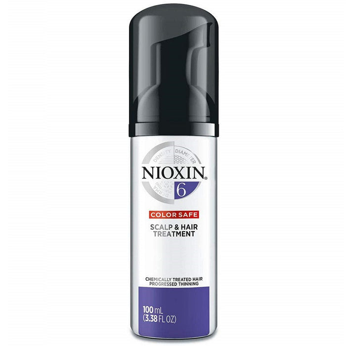 Nioxin Scalp & Hair Treatment System 6 for Chemically Treated Hair with Progressed Thinning 3.38 oz