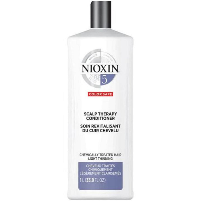 Nioxin Scalp Therapy Conditioner System 5 for Chemically Treated Hair with Light Thinning 33.8 oz