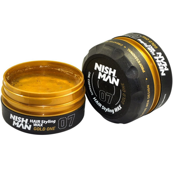 Nishman Hair Styling Wax 07 Gold One 5 oz