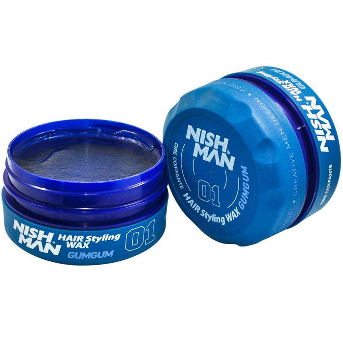 Nishman Hair Styling Wax 01 GumGum 5 oz