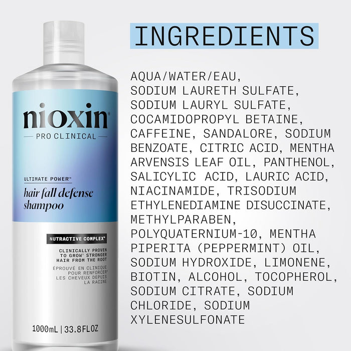 Nioxin Ultimate Power Hair Fall Defense Shampoo 32 oz