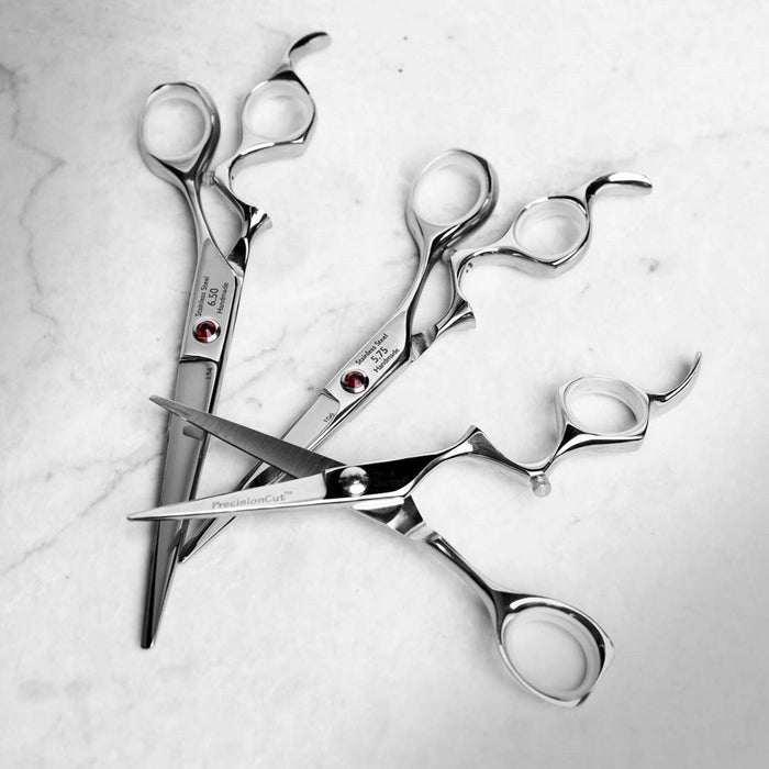 Olivia Garden PrecisionCut 5" Shears and The Edge Razor with Case #PS-C01