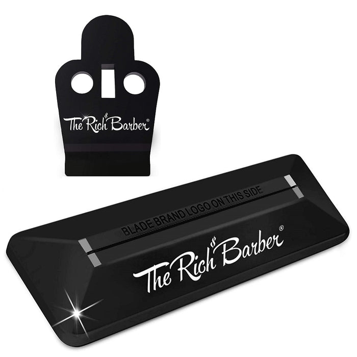 The Rich Barber Pro Barber Tools Set: Blade Modifier + Blade Setter (Compatible with Andis Outliner)