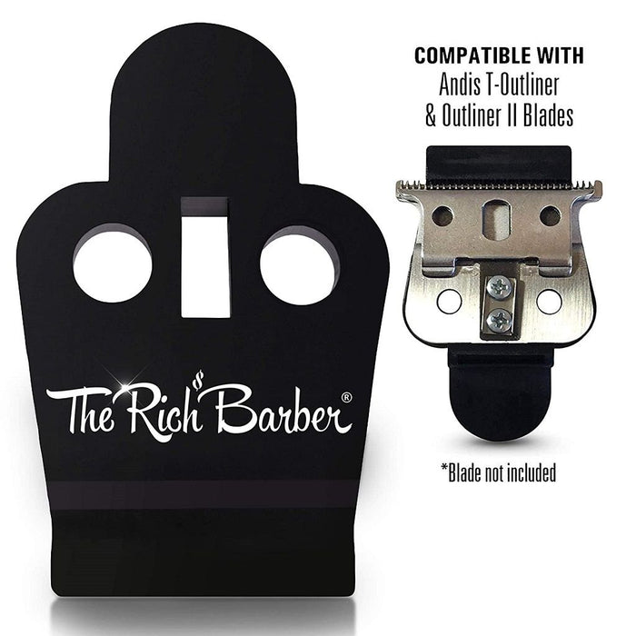 The Rich Barber Pro Barber Tools Set: Blade Modifier + Blade Setter (Compatible with Andis Outliner)