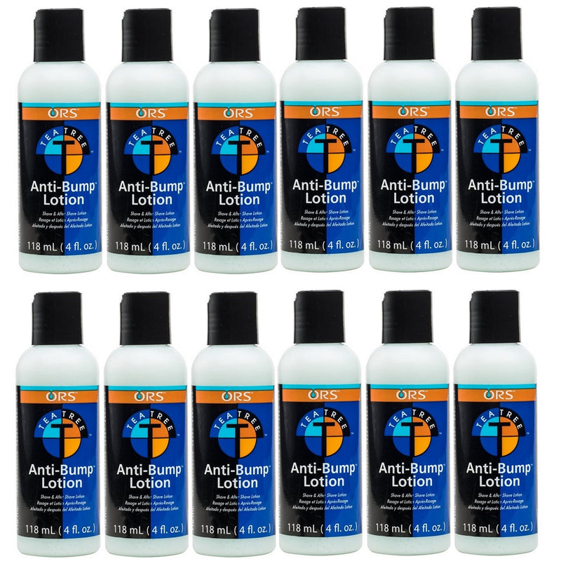ORS Tea Tree Anti-Bump Lotion 4 oz - 12 Pack (Bulk)