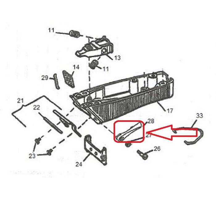 Oster Part Lever-Driver Fits Fast Feed Clipper #59089-000-000