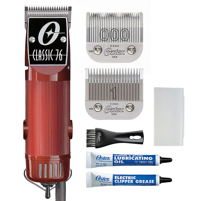 Oster Classic 76 Universal Motor Clipper with Detachable #000 & #1 Blades #76076-010