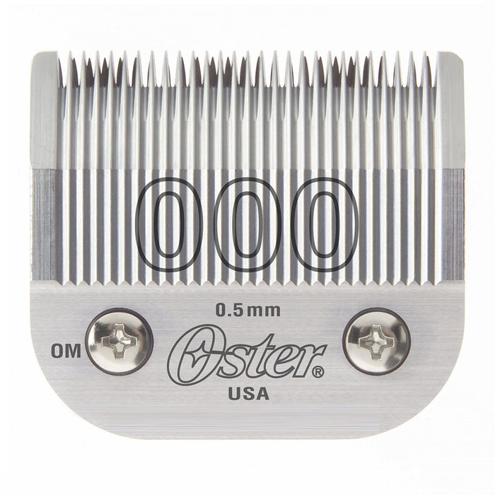 Oster Detachable Blade Size 000 Fits Classic 76, Octane, Model One, Model 10, Outlaw Clippers #76918-026