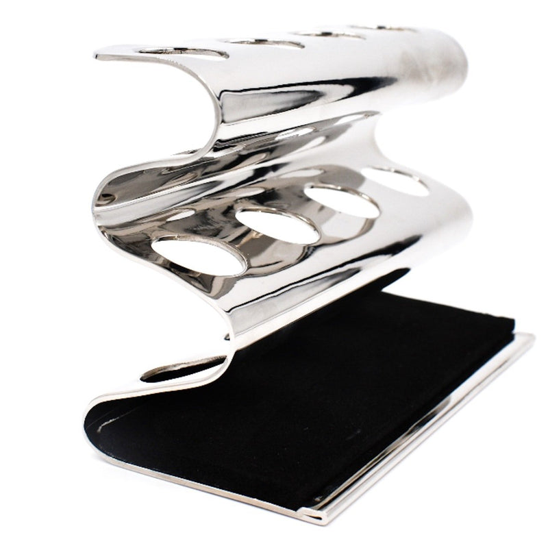 Parker Chrome Deluxe Safety Razor Caddy #4RZRSTDCHR