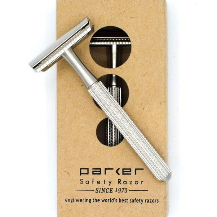 Parker Textured Satin Chrome Safety Razor #78R-SC