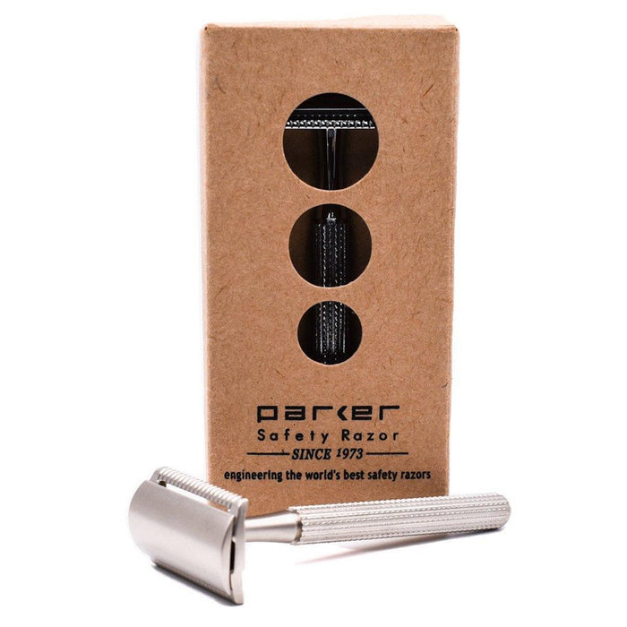 Parker Textured Satin Chrome Safety Razor #78R-SC