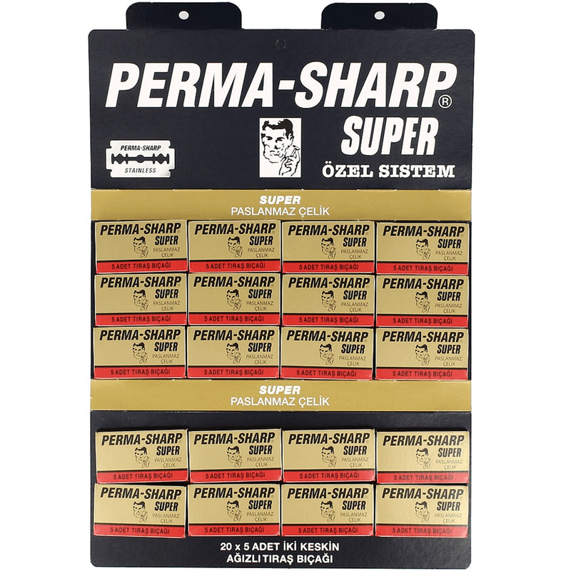 Perma-Sharp Stainless Double Edge 100 Blades