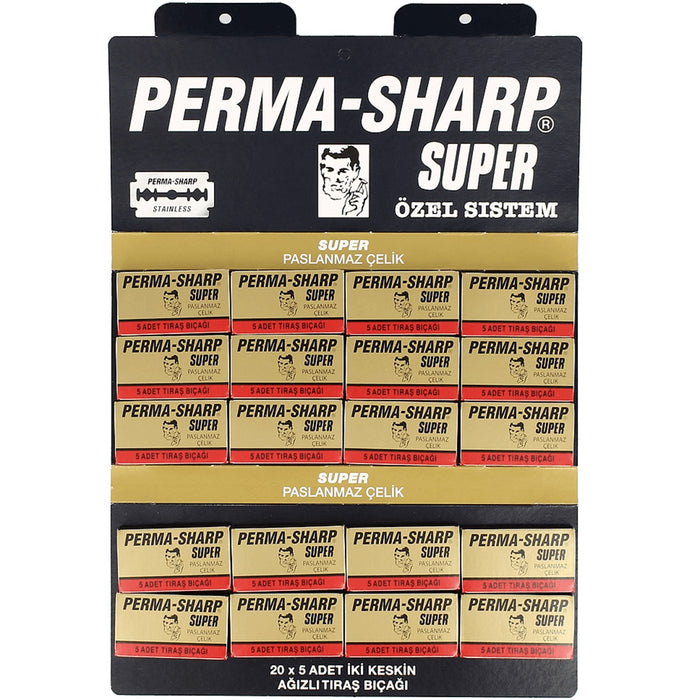 Perma-Sharp Stainless Double Edge 100 Blades