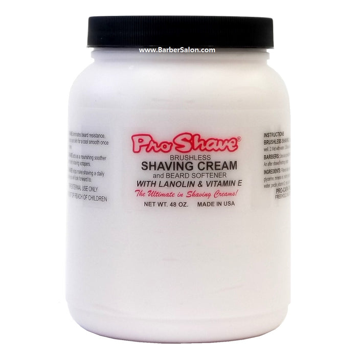 Pro Shave Brushless Shaving Cream and Beard Softener 48 oz