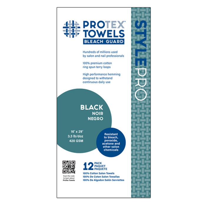 ProTex Legacy Bleach Guard 9 Towels Black