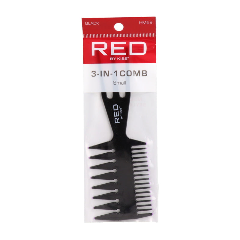 Red by Kiss 3-IN-1 Comb - Small #HM58