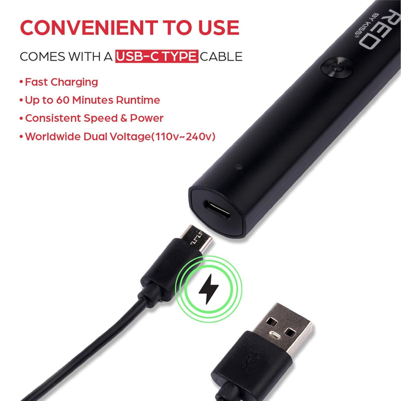 Red by Kiss Rechargeable Nose Trimmer #NHT01