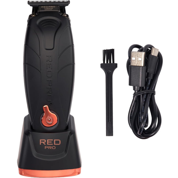 Red Pro Cordless Trimmer - Matte Black #PCT02