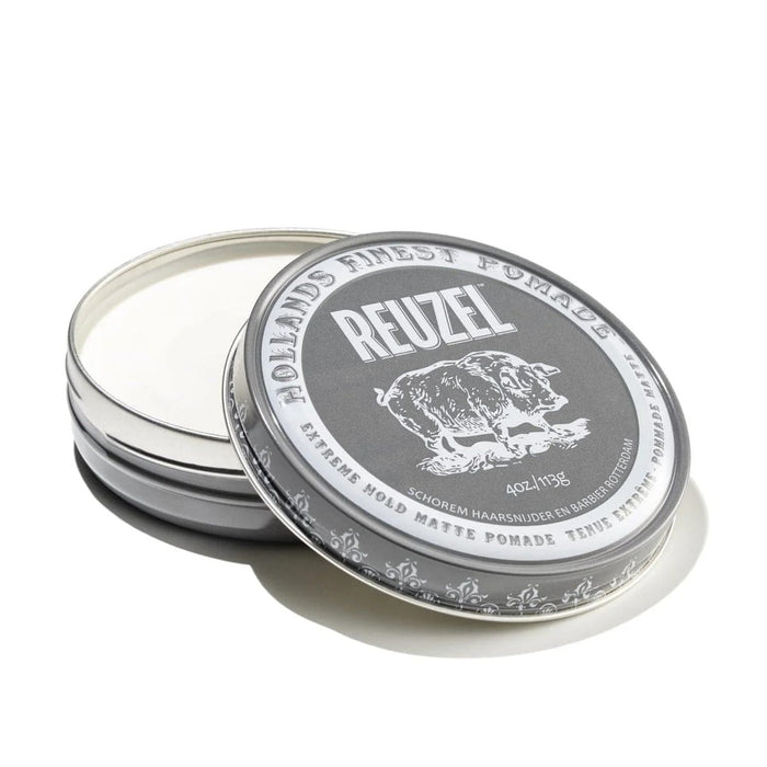 Reuzel Extreme Hold Matte Pomade - Extreme Hold, No Shine 4 oz