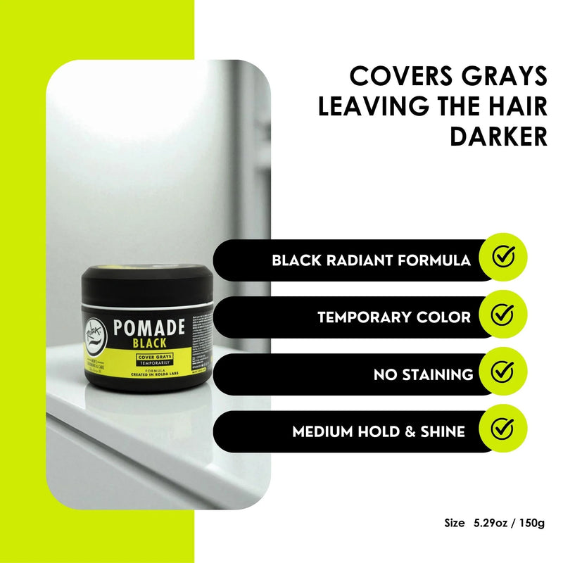 Rolda Hair Pomade - Black 5.29 oz
