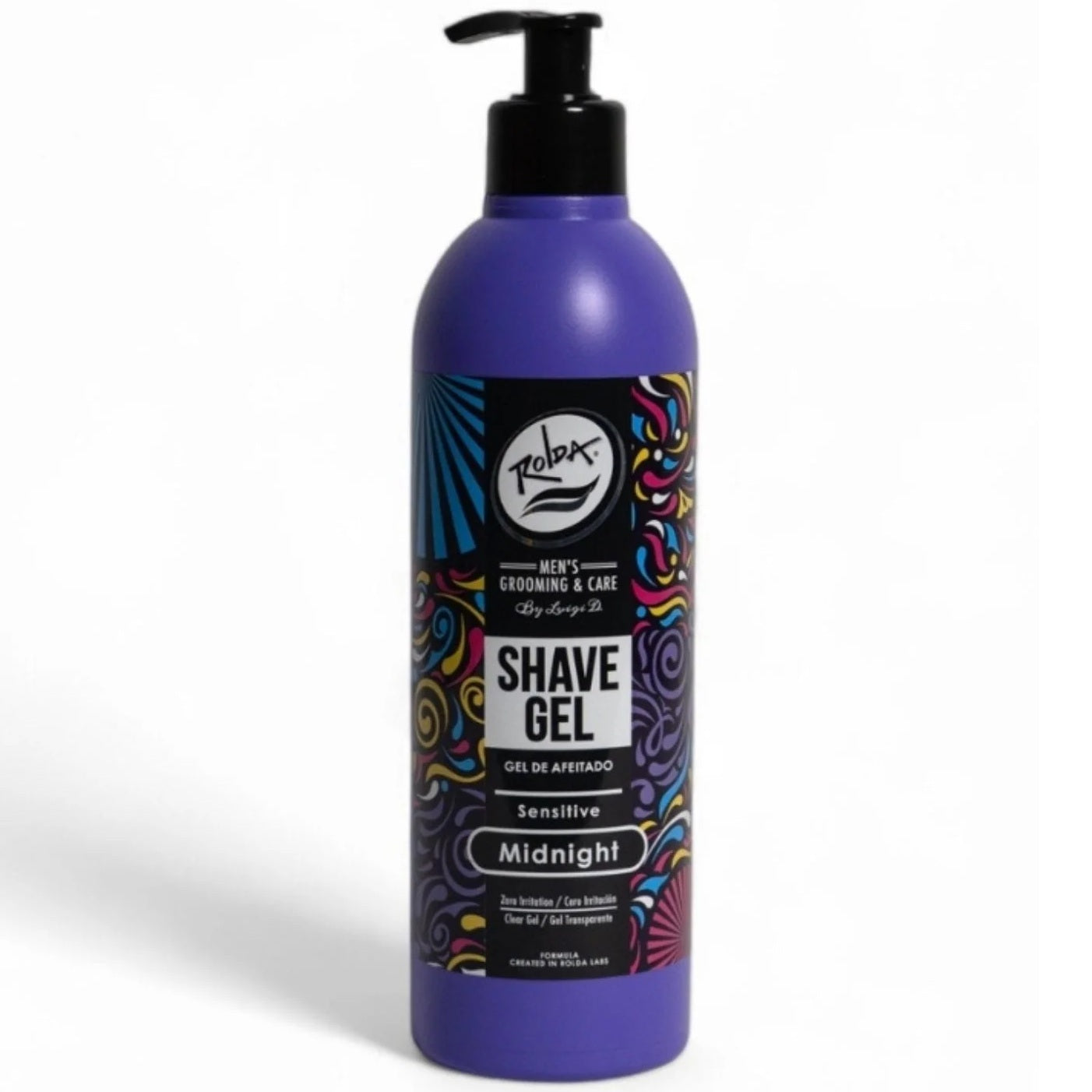 Rolda Shave Gel Midnight 17.63 oz — ibarber.com
