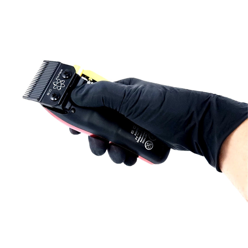 Stylecraft FLEX Powder Free Latex Examination 100 Pcs Gloves Black #SC337 [S to XL Available]