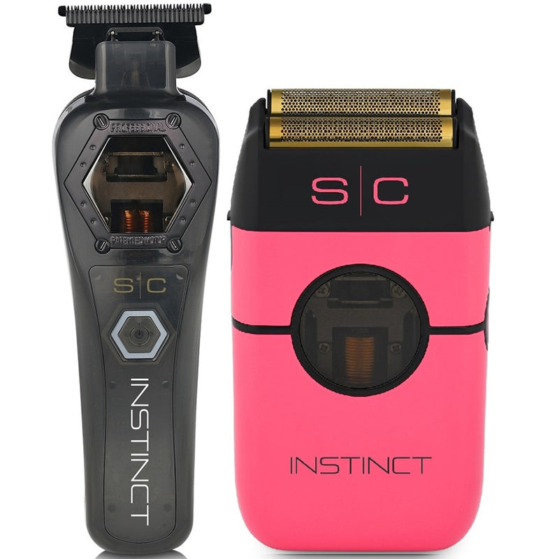Stylecraft METAL EDITION Instinct Trimmer & Pink Shaver [DUO]