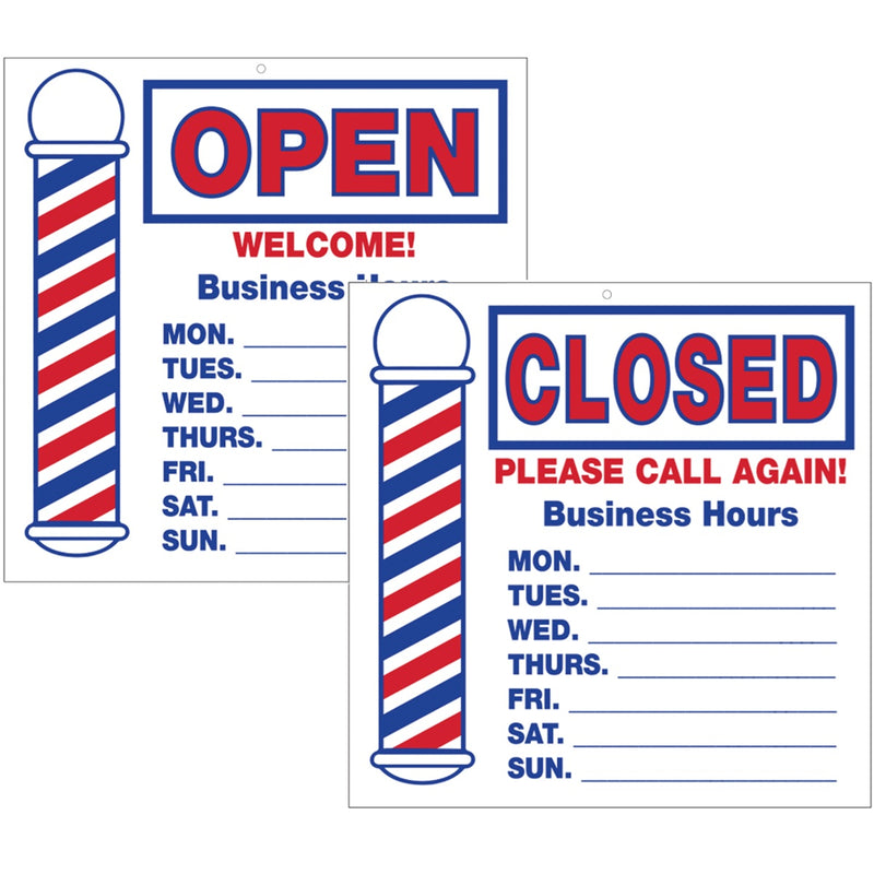 Scalpmaster Open/Closed Sign #SC-9016 — ibarber.com