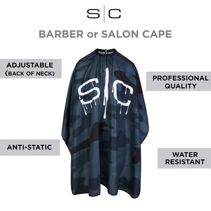 Stylecraft Black Camo Cape #SC324B