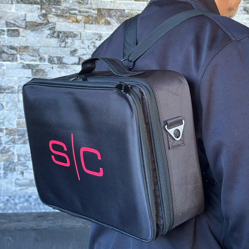 Stylecraft On-The-Go Barber Travel Case with Mirror #SC328B