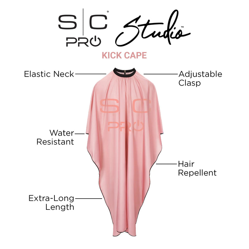 Stylecraft Extra-Long Kick Covers Barber Cape - Dusty Rose #SC340P