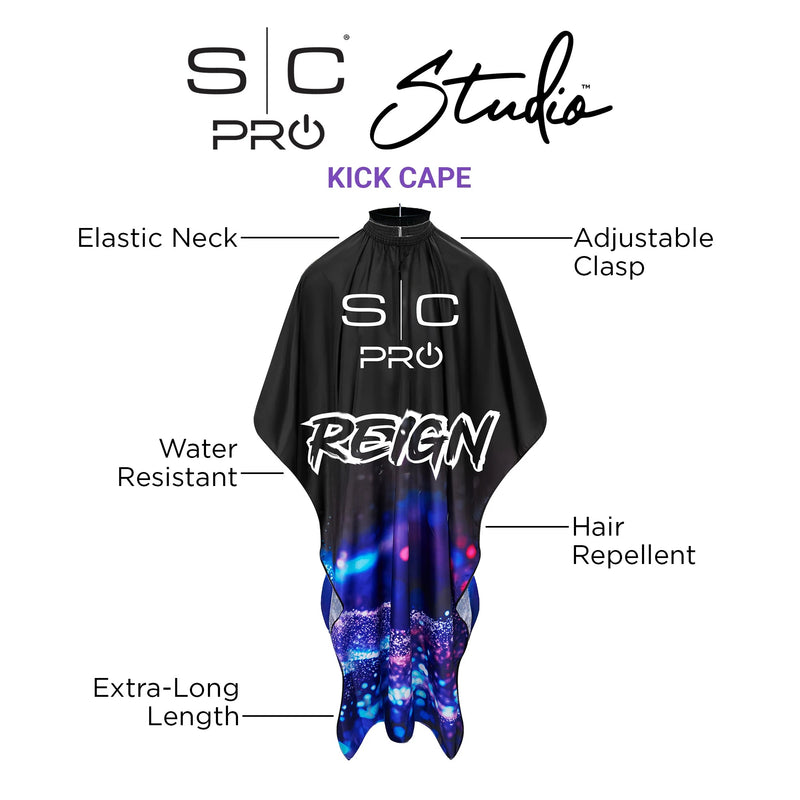 Stylecraft Extra-Long Kick Covers Barber Cape - Reign #SC349B