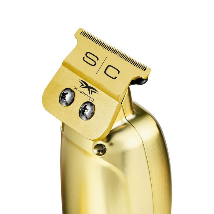 Stylecraft Saber Professional Full Metal Body Digital Brushless Motor Cordless Hair Trimmer - Gold #SC405G