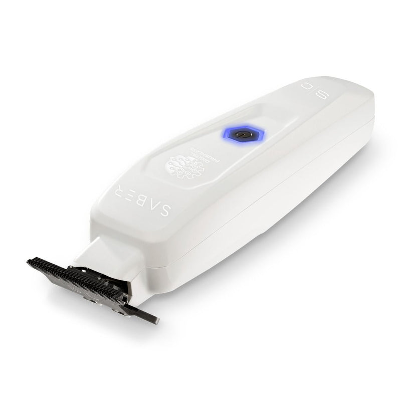 Stylecraft Saber Professional Full Metal Body Digital Brushless Motor Cordless Hair Trimmer - White #SC403W