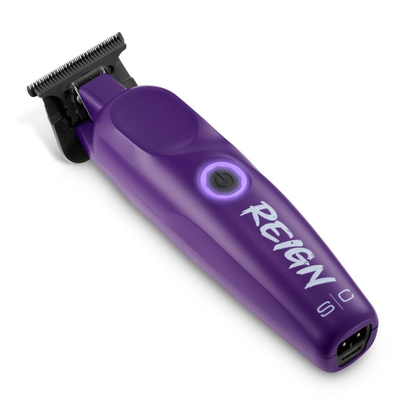 Stylecraft Pro REIGN Hair Trimmer with Eon Digital Brushless Motor - Purple #SC422P