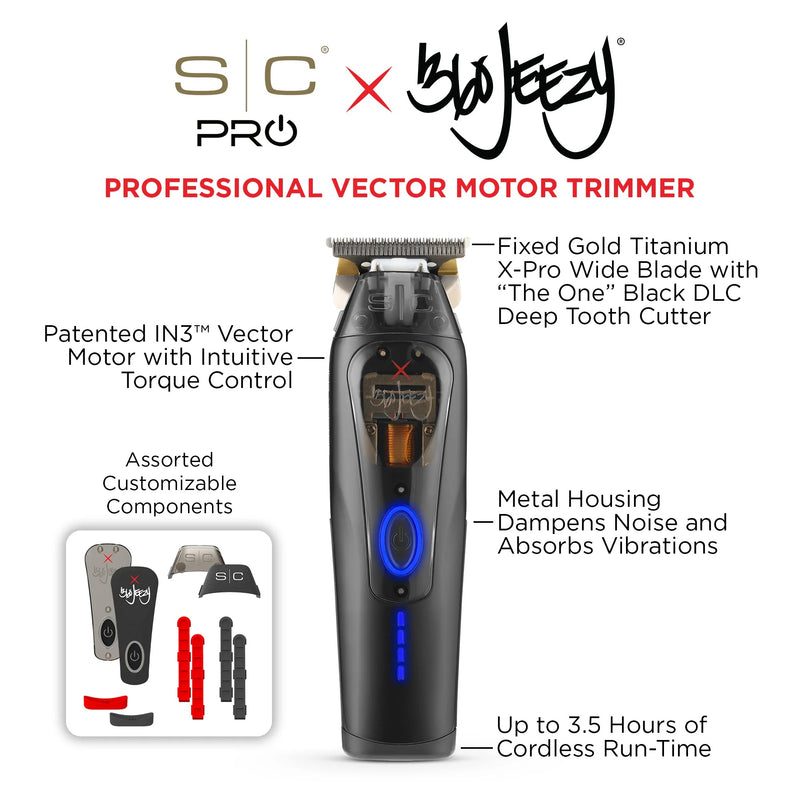Stylecraft X 360 Jeezy Professional Vector Motor Clipper & Trimmer [DUO]