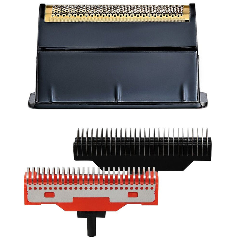 Stylecraft Gold Titanium Single Foil Head with Echo and Forged Cutters for Uno 2.0 Shaver #SC549B