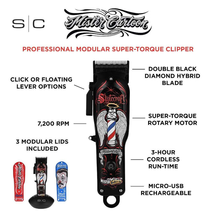 Stylecraft S|C x Mister Cartoon Professional Hair Clipper Limited Edition Series #SC609B