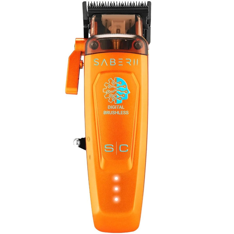 Stylecraft Pro SABER II Professional Metal Clipper - Orange #SC617O