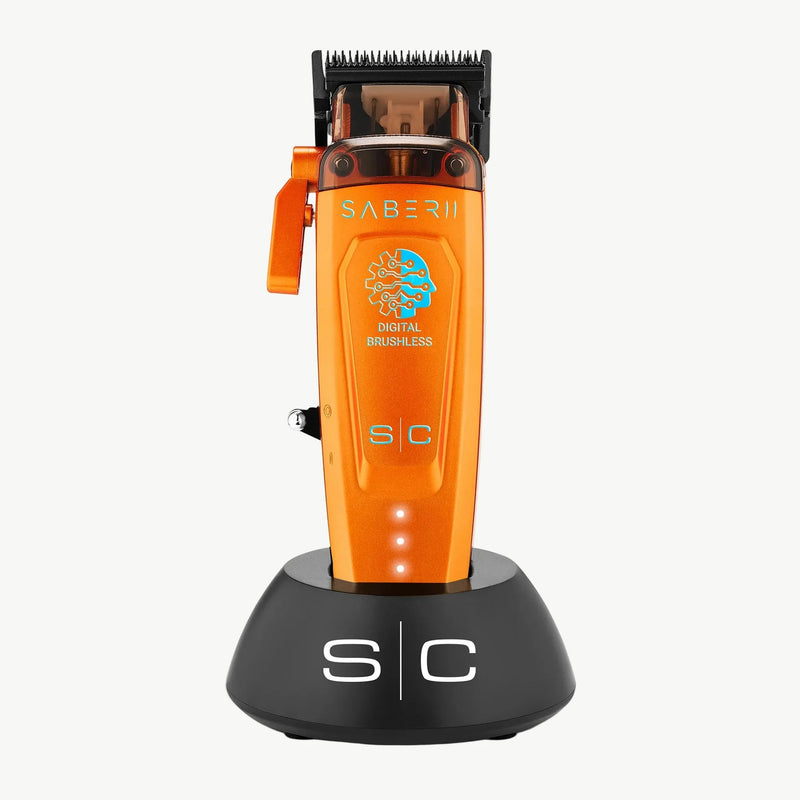 Stylecraft Pro SABER II Professional Metal Clipper - Orange #SC617O