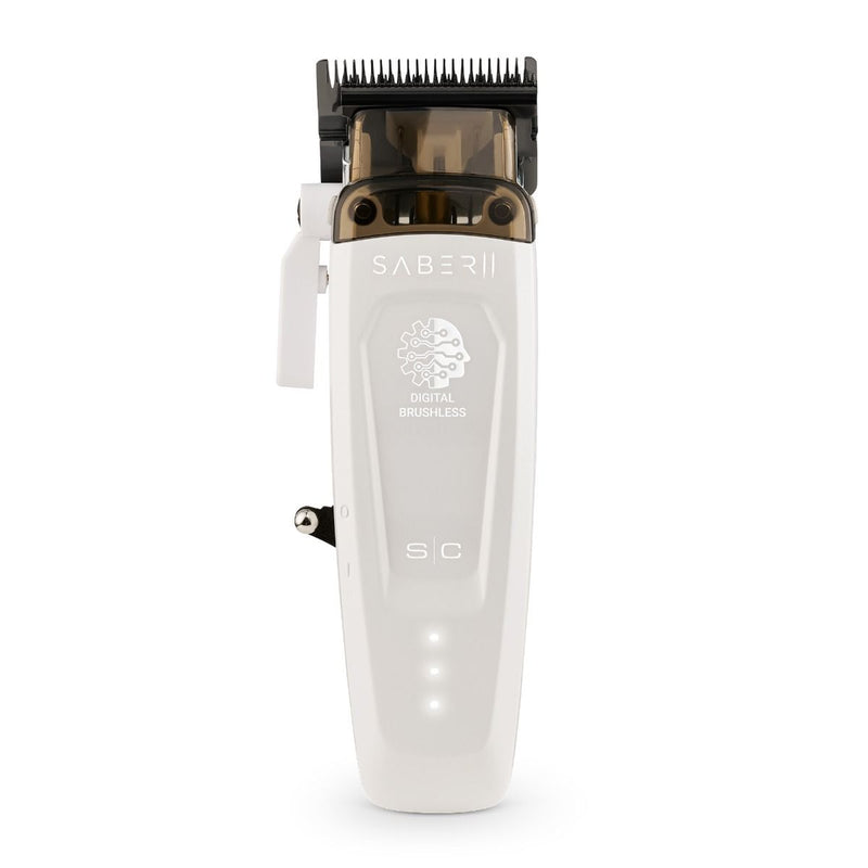 Stylecraft Pro SABER II Professional Metal Clipper - White #SC619W