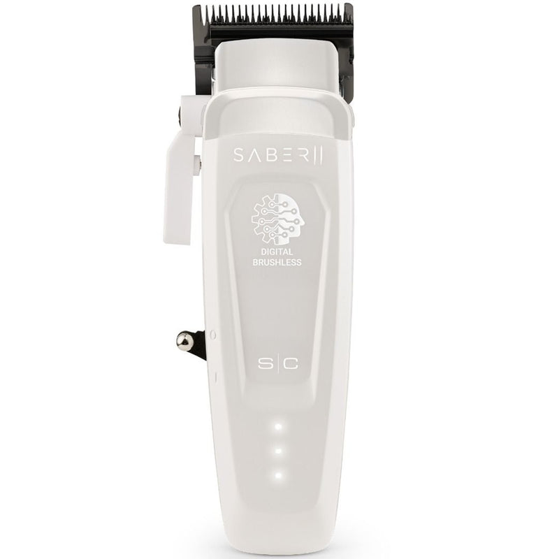 Stylecraft SABER II Professional Metal Clipper & Trimmer - White [DUO]