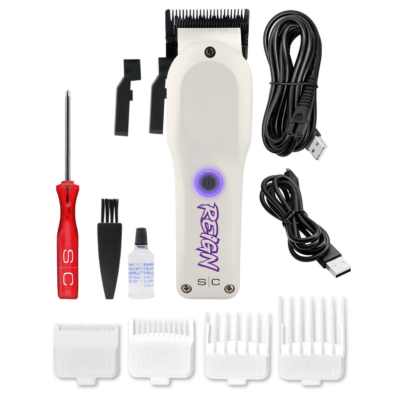 Stylecraft REIGN Professional Clipper & Trimmer - White [DUO]