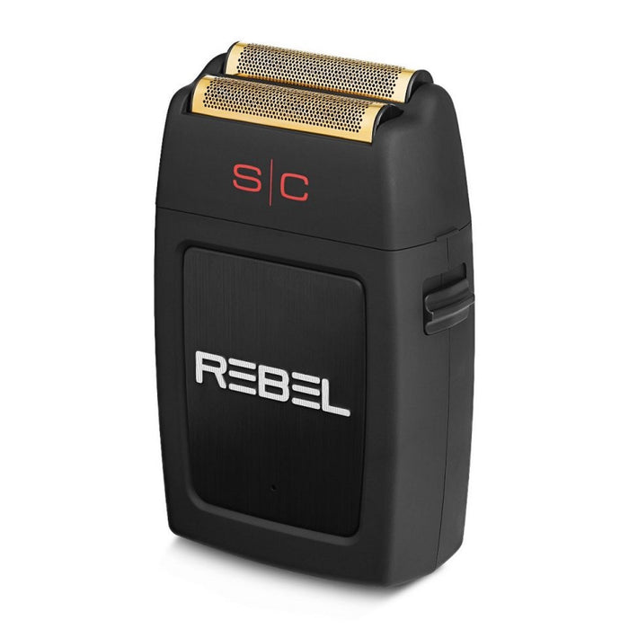 Stylecraft Rebel Electric Mens Foil Shaver with Super Torque Motor, Gold Titanium Foil Head #SC802B