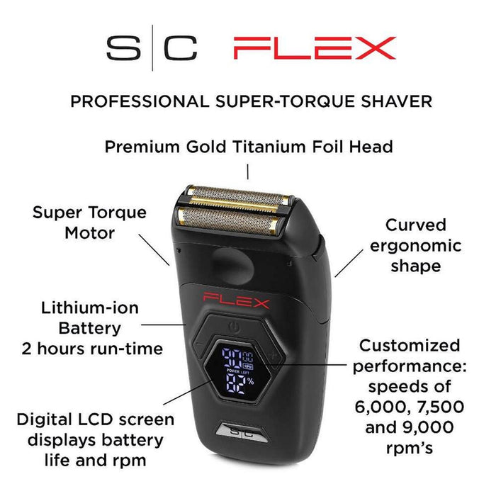 Stylecraft FLEX Electric Foil Shaver with Super Torque Motor #SC806B