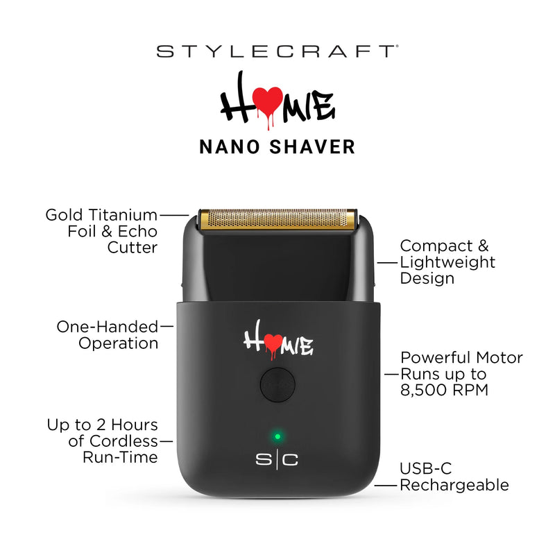 Stylecraft Pro Homie Single Foil Shaver #SC817B
