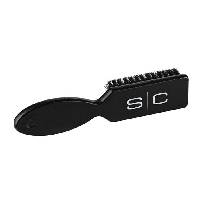 Stylecraft Professional Fade and Cleaning Barber Hair Brush with 100% Natural Bristles Wood Handle #SCBFB